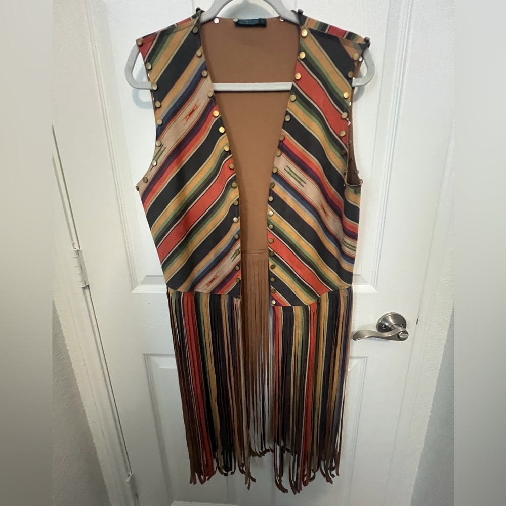 Express Tan Fashion Vest